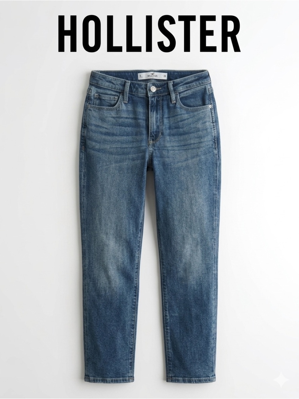 Hollister Boys Slim Blue Wash Jeans